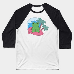 Frog at the beach Baseball T-Shirt